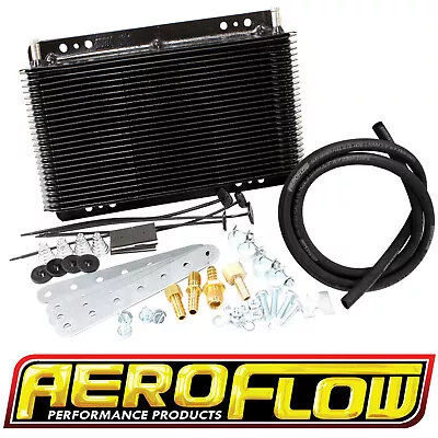 Aeroflow Heavy Duty Transmission Oil Cooler Kit 11  X 6  X 1.5  With 3/8  Barb • $210.49