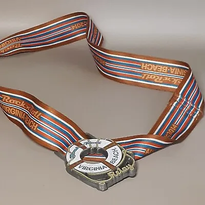 Virginia Beach Rock And Roll Relay Marathon Medal 8.31.14 Running Race Award • $13.29