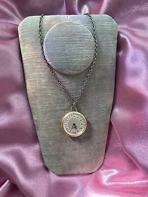 Vintage Sheffield Pendant Watch Necklace With Chain • $25