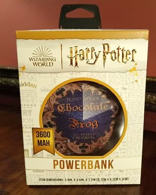 New Harry Potter Chocolate Frog Power Bank- Ports USB A&C-3600 MAH- New In Box • $16.99