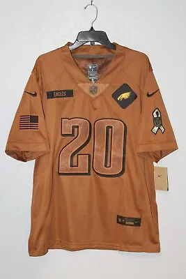 Brian Dawkins Philadelphia Eagles Jersey SMALL (23  Pit To Pit) Brown Service • $84.99