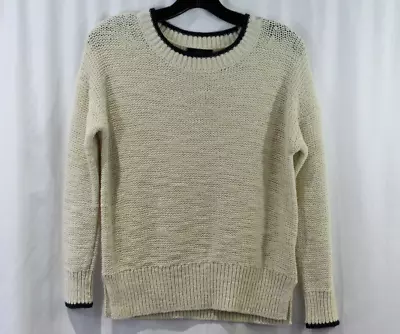 NWT J Crew Womens Ivory Cotton Blend Sweater XXS • $11.80