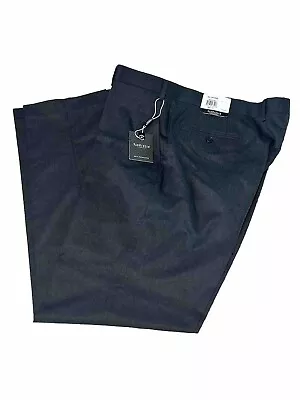 VAN HEUSEN Men’s 38x32 Dress Pants Gray Slacks Flat Front Suit Separate NWT • $25