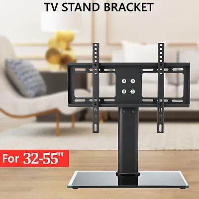 TV Stand Bracket Mount Desktop Table Top For 32-55  Inch Samsung LG Universal • £24.19