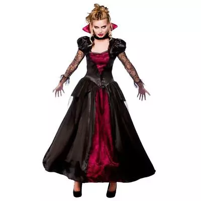 Wicked Costumes Vampire Queen Women's Halloween Fancy Dress Costume • £24.49