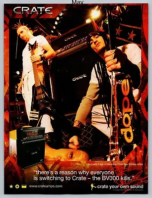 Virus And Edsel Of Dope Crate Blue Voodoo Amps Promo 2005 Full Page Print Ad • $11.99