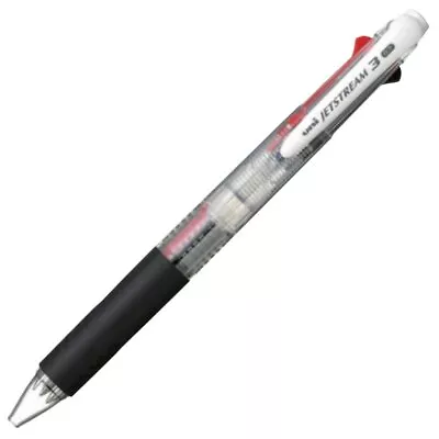 Ballpoint Pen Jetstream 3 Color Black Red Blue Ink 0.7mm Transparent (SXE3... • $9.96