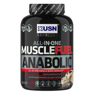 £36.49 • Buy USN Muscle Fuel Anabolic Powder 2kg 55g Of Protein