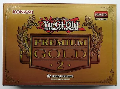 Yugioh! Premium Gold 2 Sealed Box - 2015 - Pgl2 - 1st Edition - Brand New • £59.95