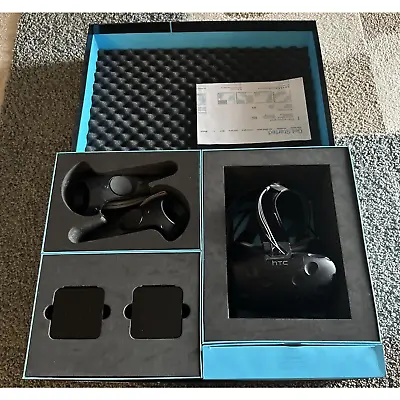HTC Vive VR Headset Complete Set Full Kit System Virtual Reality In Box • $289.98