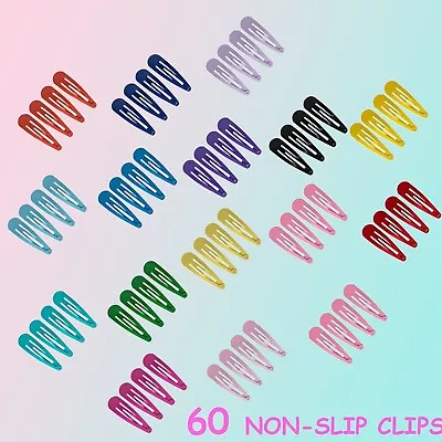 60PCS Hairpins Barrettes Metal Hair Clips Non-Slip Accessories For Kids&Women • $4.59