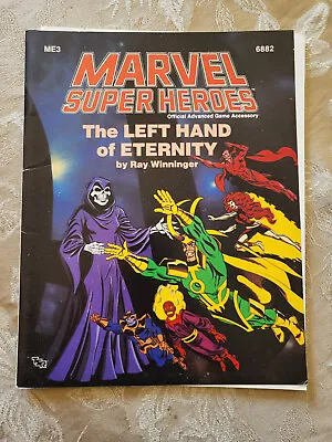 The Left Hand Of Eternity ME3 Marvel Super Heroes RPG Adventure TSR 6882 • $26.95