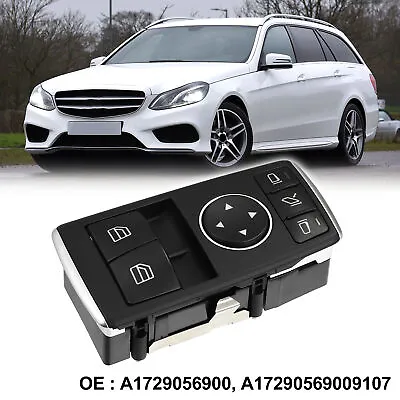 Driver Side Power Window Switch A1729056900 For Mercedes W204 C250 C350 2011-13 • $27.99