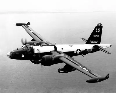 U.S. NAVY LOCKHEED P-2 (P2V) NEPTUNE IN FLIGHT 8x10 GLOSSY PHOTO PRINT • $14.99