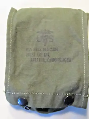 Vietnam War 1967 Us Military Aviators First Aid Kit Camouflage Case - No Content • $19.99