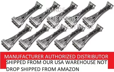 Quick Screw 6  Inch Aluminum Hidden Rain Gutter Bracket Hook Clip Style Hangers • $19.99