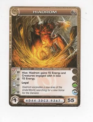 Chaotic Creature Card Danian Hiadrom Mid Energy • $1.50