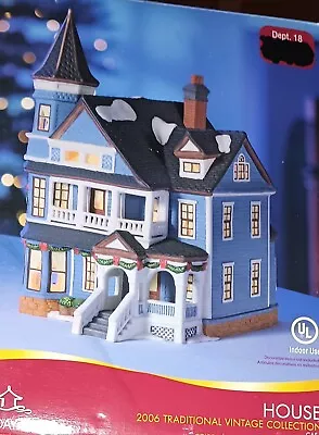 Brand New Vintage Christmas Village Light Up Big House (Box Has Some Wear) • $45
