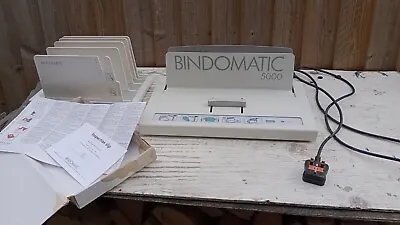Bindomatic 5000 Quality Thermal Binding Machine & BIND COOLING RACK • £250