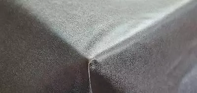 £3.70 • Buy Pvc Plastic Fabric Vinyl Table Cloth Plain Silver Grey Shimmering Sparkle Bling