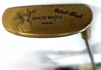 Vintage Matzie Brass Magic Putter Velvet Touch 33.5” RH • $32.63