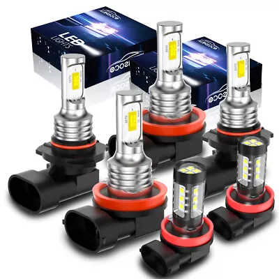 For Lexus IS250 2.5L V6 2011-2015 LED Headlight High Low + Fog Light Bulbs Kit • $35.99