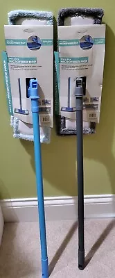 Wet & Dry Microfiber Mop Adjustable Handle Extends 29.5  To 49.2  Swivel Head • $11.49