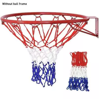 Replacement Basketball Net Nylon All Weather Hoop Goal Rim Outdoor Stand  E Z9K2 • $7.23