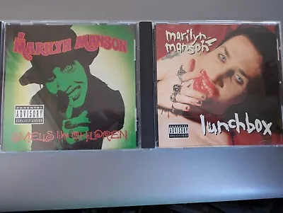 MARILYN MANSON 3 CD Lot SMELLS LIKE CHILDREN/lunchbox/Antichrist Super • $10