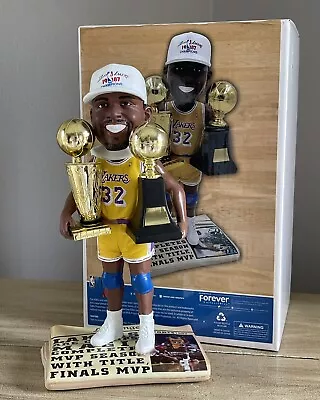 MAGIC JOHNSON Los Angeles Lakers 1987 NBA Finals Champion & MVP Bobblehead NIB! • $350