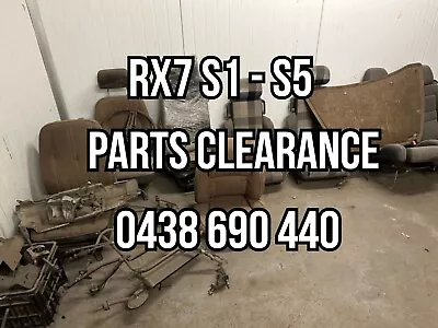 Mazda Rx 7 S1 S2 S3 S4 S5 Rx 7 Rotary Parts Bonnet Doors Wiring Loom Bumber Bar • $200