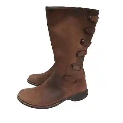 MERRELL Women 9.5 Tetra Launch Cinnamon Nubuck Leather WATERPROOF Riding Boots • $56.97