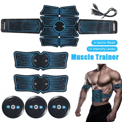 ABS Stimulator Toner EMS Abdominal Muscle Toning Trainer Fitness Binder Gym Belt • $12.82