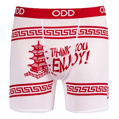 Odd Sox Thank You Enjoy! Men's Boxer Briefs Funny Novelty Underwear Medium • $22.99