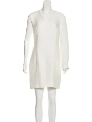 Acne Studios Textured White One Sleeve Dress Size 8 (US) 40 (EU) NWT! • £218.53