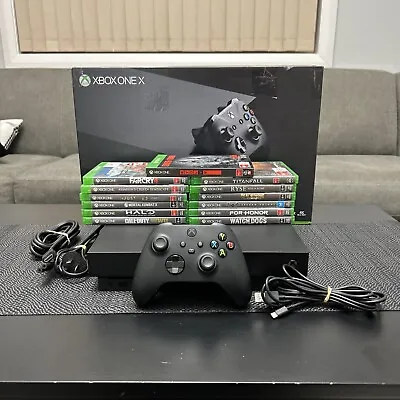 $289 • Buy Microsoft Xbox One X 1tb Game Console Complete Boxed With 13 Games