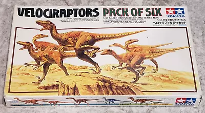 Tamiya 1/35 Dinosaur Diorama Series #5 Velociraptors Pack 6  New Open Box 60105 • $17