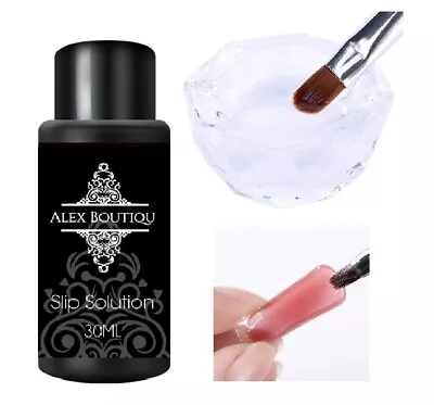 30ml UV Nail Poly Gel Builder Slip Solution Alex Boutiqu Quick Extension UK • £3.99