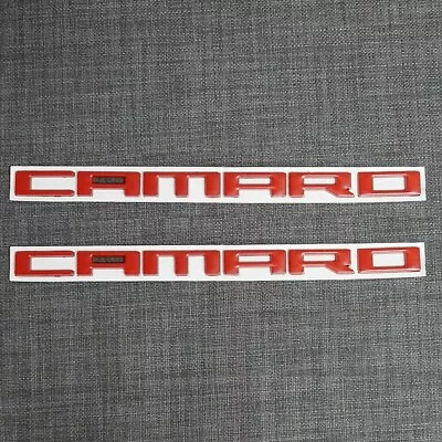 2pcs CAMARO Letter Emblem For RS SS ZL1 Z28 Camaro 2010-2015 Fender (Red) • $21.99