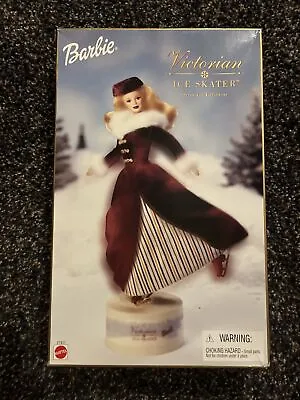 2000 Special Edition Barbie Doll VICTORIAN ICE SKATER BARBIE Blonde Doll In Box • $19.96