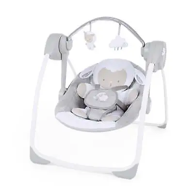 $68 • Buy Ingenuity Comfort 2 Go Portable Baby Swing With Music, Gray