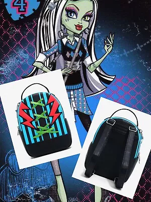 Monster High Frankie Stein Haunt Couture Mini Backpack Lightning Stripe Sealed • $74.99