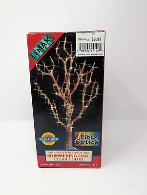 Lemax Village Collection Fiber Optic Shimmering Oak Tree 9  Clear 1999 *Works*  • $28.95