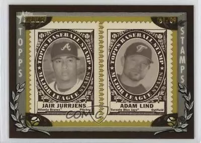 2010 Topps Heritage Stamp Collection /50 Jair Jurrjens Adam Lind • $18.94