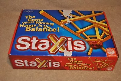 Staxis Stick Stacking Game Complete 2013 Mindware Winning Hangs In The Balance • $10