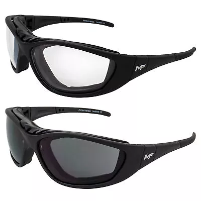 2 Bifocal 1.5 MotoFrames Motorcycle Glasses Clear& Smoke Lens Converts To Goggle • $25.99