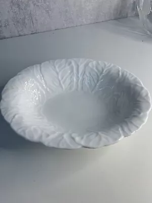 Wedgwood Countryware Oval Vegetable Dish / Serving Bowl Cabbage Leaf - Vgc • £40