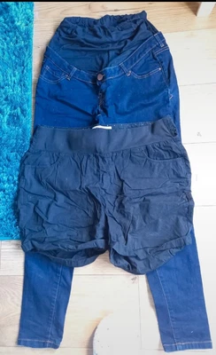 £6 • Buy Maternity Shorts/Jeans Bundle Size 12