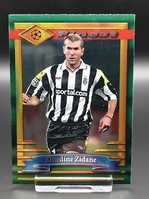 2022-23 Topps Finest Flashbacks UCL Zinedine Zidane Juventus Base Card #60 • £2.99