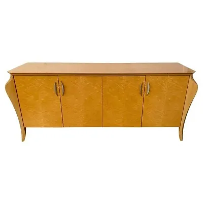 Pietro Contantini Postmodern Italian Maple Lacquer Credenza Sideboard Cabinet • $3500